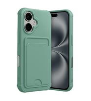 Apple iPhone 17 Kelvin Kartvizitli Silikon - Açık Yeşil