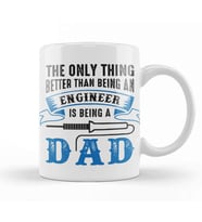 Engineer Dad Engineer And 01 Kupa Bardak Porselen