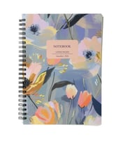 DEFFTER ABSTRACT POPPIES / SPİRALLİ KARTON KAPAK A5 ÇİZGİLİ DEFTER 80YP.
