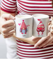 BK Gift Kişiye Özel Sevgililer Temalı 2’li Beyaz Kupa Bardak, Sevgililer Günü Hediyesi, Sevgiliye Hediye, Ev Hediyesi-2