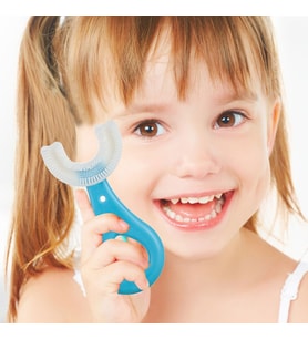 U Tipi Bebek Ağız Bakım ve Diş Fırçası (5343)