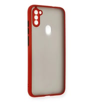 Galaxy A11 Kılıf Montreal Silikon Kapak - Kırmızı