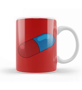 Bad Akira Pill Kupa Bardak Porselen