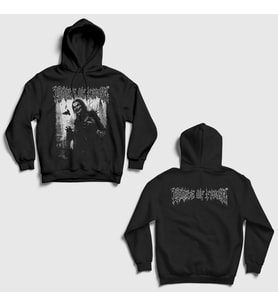Presmono Unisex Siyah Dani Metal Cradle Of Filth Sırt Baskılı Kapüşonlu Sweatshirt 526788tt