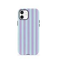 iPhone 11 Vorian Çift Katmanlı MagSafe Kılıf Lilac Riviera Stripe