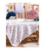 Karışık Erkek Bebek Müslin Örtü 2 li 85x85 Cm (S6)