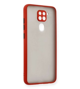 Redmi Note 9 Kılıf Montreal Silikon Kapak - Kırmızı
