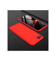 Oppo AX7 Uyumlu Kılıf Zore Ays Kapak (Kırmızı)