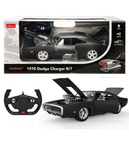 Rastar 1:16 Uzaktan Kumandalı Araba 1970 Dodge Charger R/T 33 Cm (Siyah)