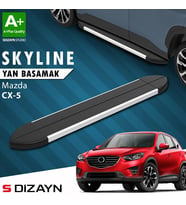 S-Dizayn Mazda CX-5 Skyline Aluminyum Yan Basamak 183 Cm 2012-2016 A+ Kalite