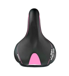 City Bike Bisiklet Selesi Pembe - Siyah 20x26 cm San Marino