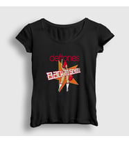 Presmono Kadın Siyah Back To School Müzik Deftones T-Shirt 479188tt