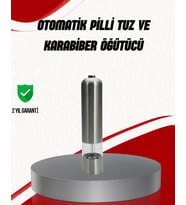 Işıklı Pilli Baharat Değirmeni Taze Pratik Öğütme