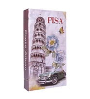 300'lük 10x15cm. Pisa Kulesi Desenli Fotoğraf Albümü