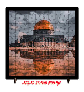 Filistin Mescid-i Aksa 100 Parça Ahşap Puzzle