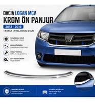 Dacia Logan MCV Krom Ön Panjur 2013-2016 1Prç Paslanmaz Çelik
