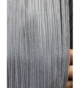 İP PERDE İNCE ZİNCİR GRİ RENK 300 x 280 CM