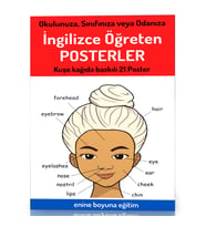 İngilizce Öğreten Posterler (21 Büyük Boy Poster)