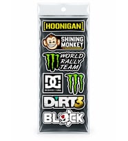 Motosiklet Sponsor Sticker Etiket Seti Fosforlu Folyo Kask Grenaj Model 3