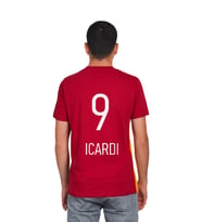 Galatasaray Orijinal 5 Yıldızlı Parçalı Mauro Icardi Forma T-Shirt (Sarı-Kırmızı)