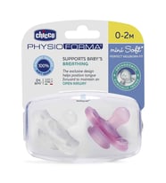 Chicco PhysioForma Mini Soft 2'li Emzik 0-2 Ay Kız