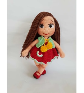 Bahar Bebek Amigurumi Organik Oyuncak