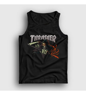 Presmono Unisex Siyah Grim Reaper Thrasher Atlet 277508tt