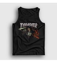 Presmono Unisex Siyah Grim Reaper Thrasher Atlet 277508tt