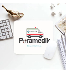 Kişiye Özel Paramedike Hediye Mouse Pad