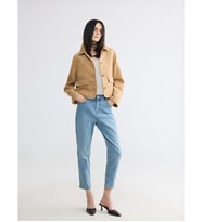 LC WAIKIKI İndigo Mom Fit Kadın Jean Pantolon