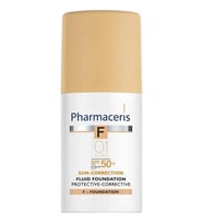 Pharma-ceris F Spf 50+ Ivory Koruyucu Düzeltici Sıvı Fondotenli Güneş Koruyucu Krem 30 ml