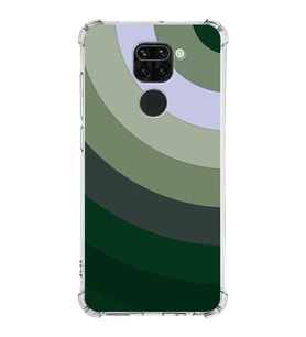 Xiaomi Redmi Note 9 Köşe Korumalı Antişok Kapak Renk Cümbüşü Tasarımlı Şeffaf Silikon Kılıf