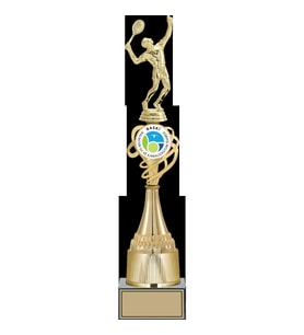 ODAK KUPA - Figürlü Kupalar - Tenis Erkek Figürlü Kupalar FG-036 A - 44 cm