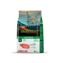 Bravery Tahılsız Tavuklu Yetişkin Kedi Maması 2 Kg (Beyaz)
