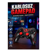 Kablosuz Bluetooth Gamepad Ergonomik Tasarım Düşük Gecikmeli Titreşimli Oyun Kolu