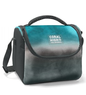 Coral High Turkuaz Gri Batik Isı Yalıtımlı Beslenme Çantası - Erkek Çocuk