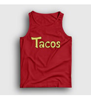 Presmono Unisex Kırmızı Tacos Anime Dragon Ball Atlet 237178tt