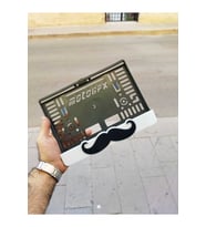 Motorsiklet  Uyumlu Plakalık Bıyık Model Lazer Kesim Pleksi 3d Kabartma