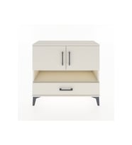 Arges Şifonyer 3 Raflı Tek Çekmeceli 2 Kapaklı 88x30x80 Aytaşı-Aytaşı