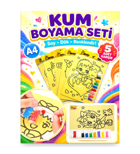 Kum Boyama Seti – 5 Adet Karışık Model