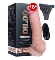 AGR Dildo Series 18 Cm 10 Modlu Belden Bağlamalı Titreşimli Realistik Penis