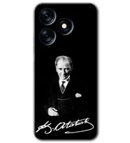 Tecno Spark 10C Kılıf HD Desen Baskılı Kılıf - Atatürk İmza