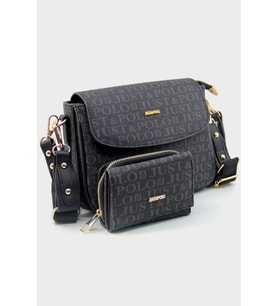 Kadın Orijinal Just Polo Ayarlanabilir Askılı Şık El & Omuz Çantası Ve Cüzdanı Kombin Shopper (STD)
