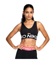 Nike Pro Indy Plunge Bra Bold Kadın Siyah Antrenman Sporcu Sütyeni