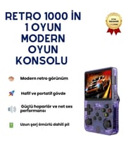 XGB35 Elde Taşınabilir RETRO Oyun Konsolu, 3,5 Inç IPS Ekranlı Dahili 4gb Tv Çıkışı Özellikli