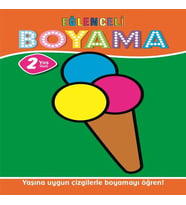 Eğlenceli Boyama - 2 Yaş Üstü 4’lü Pastel Boya Hediyeli
