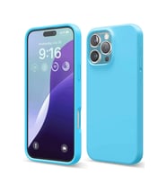 iPhone 16 Pro Max Kılıf Nano içi Kadife Silikon - Mavi