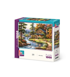 Yappuzz Dağ Evi  1000 Parça Puzzle