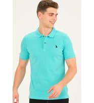 T8561 DEWBERRY ERKEK TSHIRT-SU YEŞİLİ