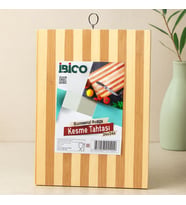 Bambu Kesme Tahtası 24x34x1.3 cm - Metal Kulplu
